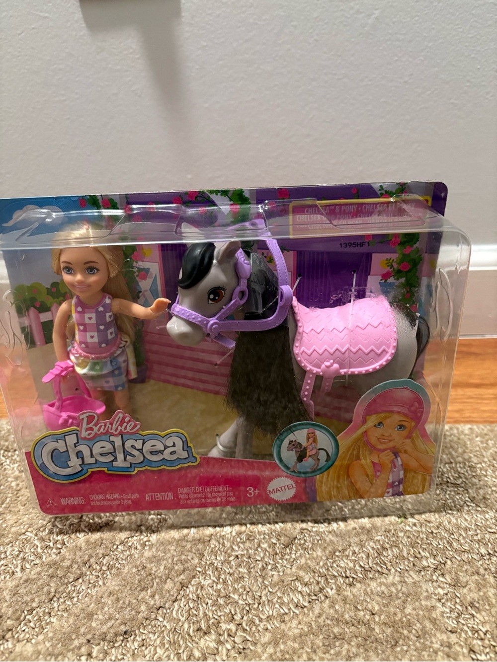 Barbie Chelsea Doll in Pink, Purple and Rainbow Outfit